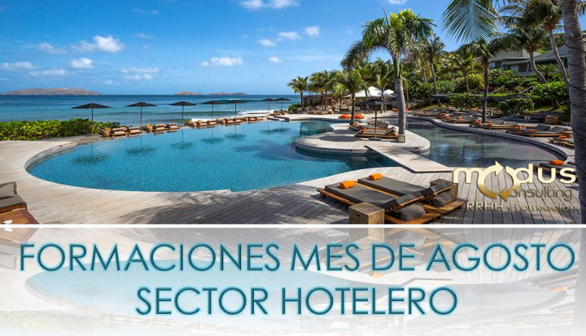 FORMACIONES MES DE AGOSTO SECTOR HOTELERO