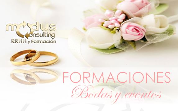 FORMACIONES BODAS Y EVENTOS (100% BONIFICADAS): «PROTOCOLO DE EVENTOS» y «TENDENCIAS EN DECORACIÓN Y AMBIENTES DE EVENTOS»