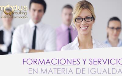 Formación obligatoria: Ley de Igualdad de Género y servicios afines.