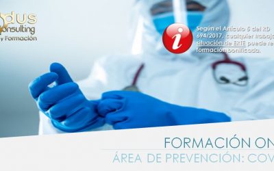 COVID-19: Formación online sobre Prevención y medidas de acción (100% bonificada)